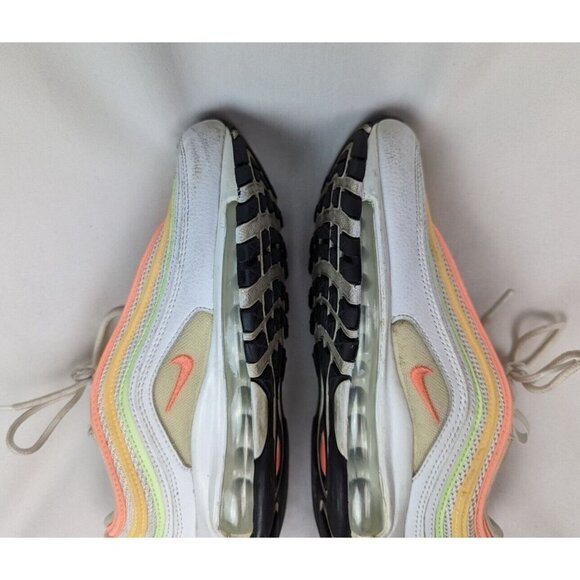 Nike Air 6.5 Max 97 Essential White Melon Mint Volt Shoes Sneakers Multicolored - Picture 8 of 16